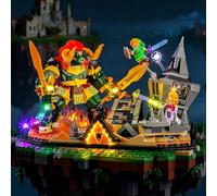 BRIKSMAX Kit d’éclairage à LED pour Lego 77093 Ocarina of Time - Le Combat Final - Compatible with Lego The Legend of Zelda Blocs de Construction Modèle- Pas inclure l’Ensemble Lego