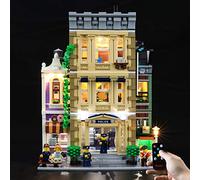 BRIKSMAX Kit d’éclairage à LED pour Lego Creator Expert Estación de policía - Compatible avec Lego 10278 Blocs de Construction Modèle- Pas inclure l’Ensemble Lego（Version de la Télécommande）