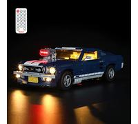 BRIKSMAX Kit d’éclairage à LED pour Lego Creator Expert Ford Mustang- Compatible avec Lego 10265 Blocs de Construction Modèle- Pas inclure l’Ensemble Lego…