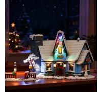 BRIKSMAX Kit d’éclairage à LED pour Lego Creator La Visite du Père Noël - Compatible avec Lego 10293 Blocs de Construction Modèle- Pas inclure l’Ensemble Lego