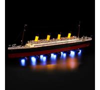 BRIKSMAX Kit d’éclairage à LED pour Lego Creator Titanic - Compatible avec 10294 Blocs de Construction Modèle- Pas inclure l’Ensemble Lego