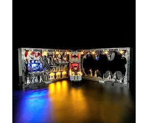 BRIKSMAX Kit d’éclairage à LED pour Lego DC Batcave - La boîte de l'ombre - Compatible with Lego 76252 Blocs de Construction Modèle- Pas inclure l’Ensemble Lego