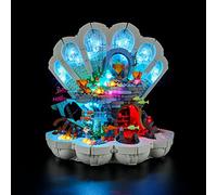 BRIKSMAX Kit d’éclairage à LED pour Lego Disney Le Coquillage Royal de La Petite Sirène - Compatible avec Lego 43225 Blocs de Construction Modèle