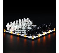 BRIKSMAX Kit d’éclairage à LED pour Lego Harry Potter Le Jeu d’échecs Version Sorcier de Poudlard- Compatible avec Lego 76392 Blocs de Construction Modèle- Pas inclure l’Ensemble Lego