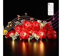 BRIKSMAX Kit d’éclairage à led pour LEGO Icons Le bouquet de roses(Version musicale) - Compatible with Lego 10328 Blocs de construction Modèle- Pas inclure l’ensemble Lego
