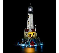 BRIKSMAX Kit d’éclairage à led pour LEGO IdeasLe phare motorisé - Compatible with 21335 Blocs de construction Modèle- Pas inclure l’ensemble Lego