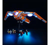 BRIKSMAX Kit d’éclairage à LED pour Lego Marvel Vaisseau des Gardiens de la Galaxie - Compatible avec Lego 76193 Blocs de Construction Modèle- Pas inclure l’Ensemble Lego
