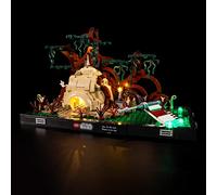 BRIKSMAX Kit d’éclairage à LED pour Lego Star Wars Diorama de l’entraînement Jedi sur Dagobah - Compatible with Lego 75330 Blocs de Construction Modèle- Pas inclure l’Ensemble Lego