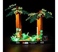 BRIKSMAX Kit d’éclairage à LED pour Lego Star Wars Diorama de la Course-Poursuite en Speeder sur Endor - Compatible with Lego 75353 Blocs de Construction Modèle- Pas inclure l’Ensemble Lego
