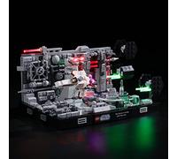 BRIKSMAX Kit d’éclairage à LED pour Lego Star Wars Diorama de la Poursuite dans Les tranchées de l’Étoile de la Mort - Compatible with 75329 Blocs de Modèle- Pas inclure l’Ensemble Lego