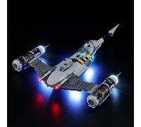 BRIKSMAX Kit d’éclairage à LED pour Lego Star Wars Le Chasseur N-1 du Mandalorien - Compatible with Lego 75325 Blocs de Construction Modèle- Pas inclure l’Ensemble Lego