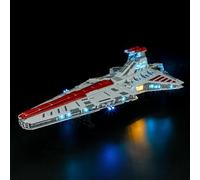 BRIKSMAX Kit d’éclairage à LED pour Lego Star Wars Le croiseur d’assaut de Classe Venator de la République - Compatible with Lego 75367 Blocs de Construction Modèle- Pas inclure l’Ensemble Lego