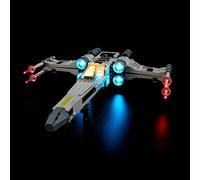 BRIKSMAX Kit d’éclairage à LED pour Lego Star Wars Le X-Wing Fighter de Luke Skywalker - Compatible with Lego 75301 Blocs de Construction Modèle- Pas inclure l’Ensemble Lego