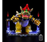 BRIKSMAX Kit d’éclairage à LED pour Lego Super Mario Le Puissant Bowser - Compatible with71411 Blocs de Construction Modèle- Pas inclure l’Ensemble Lego