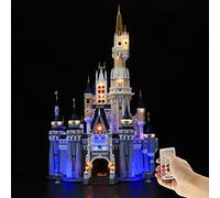 BRIKSMAX Kit de LED avec télécommande sonore Multifonction pour Lego Disney Castle, Compatible avec la Maquette Lego 71040, La Maquette de Construction n'est Pas Incluse