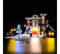 BRIKSMAX Kit de LED pour Lego Creator Winter Village Fire Station,Compatible avec la Maquette Lego 10263, La Maquette de Construction n'est Pas Incluse