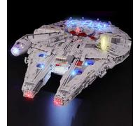 BRIKSMAX Kit de LED pour Lego Star Wars Millenium Falcon, Compatible avec la Maquette Lego 75192, La Maquette de Construction n'est Pas Incluse