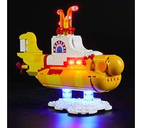 BRIKSMAX Kit de LED pour Lego The Beatles Yellow Submarine,Compatible avec la Maquette Lego 21306, La Maquette de Construction n'est Pas Incluse