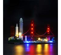 BRIKSMAX Kit de LED pour San Francisco, Compatible avec la Maquette Lego 21043, La Maquette de Construction n'est Pas Incluse
