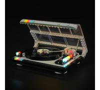 BRIKSMAX Kit d'éclairage 2.0 compatible avec LEGO-40699 Kit de construction de tourne-disque rétro, accessoires d'éclairage LED créatifs à faire soi-même, kit de modèle décoratif (ensemble Lego non