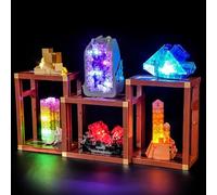BRIKSMAX Kit d'éclairage 2.0 compatible avec Lego Ideas Mineral Collection 21362 - Kits d'éclairage LED (accessoires uniquement), technologie de masquage de câble pour affichage, cadeaux et
