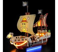 BRIKSMAX Kit d'éclairage 2.0 Compatible avec Lego ONE Piece Le Going Merry Navire Pirate 75639 Ensembles de Construction - Kits d'éclairage LED (Accessoires Seulement), Technologie de Masquage de