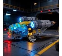 BRIKSMAX Kit d'éclairage 2.0 compatible avec Lego Star Wars The Razor Crest 75447 - Kits d'éclairage LED originaux (accessoires uniquement) pour présentation, cadeaux et collectionneurs