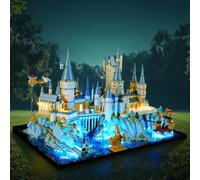 BRIKSMAX Kit d'éclairage 2.0 pour château et terrains de Poudlard - Éclairage LED innovant compatible avec Lego Harry Potter 76419 (ensemble non inclus)