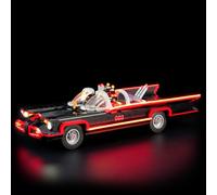 Briksmax Kit d'éclairage 2.0 pour Lego The Classic TV Series Batmobile - Éclairage LED innovant compatible avec 76328 - Kit non inclus