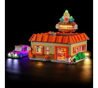 BRIKSMAX Kit d'éclairage 2.0 pour Lego The Simpsons Krusty Burger - Éclairage LED innovant compatible avec les icônes Lego 10352 - Kit Lego non inclus