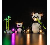 BRIKSMAX Kit d'éclairage 2.0 pour Lego Wild Animals Panda Family - Éclairage LED innovant compatible avec Lego Creator 31165