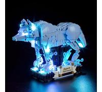 BRIKSMAX Kit d'Éclairage à LED pour Harry Potter Expecto Patronum (Loup) - Compatible avec Lego 76414 Blocs de Construction - Modèle Non Inclus