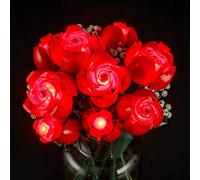 BRIKSMAX Kit d'Éclairage à LED pour Icons Le Bouquet de Roses - Compatible avec 10328 Blocs de Construction - Ensemble Lego Non Inclus