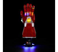 BRIKSMAX Kit d'Éclairage à LED pour Marvel Le Nano Gant de l'Infini - Compatible avec Lego 76223 Blocs de Construction - Modè