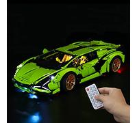 BRIKSMAX Kit d'Éclairage à LED pour Technic Lamborghini Sián FKP 37 - Compatible avec Lego 42115 Blocs de Construction Modèle
