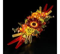 BRIKSMAX Kit d'éclairage LED pour centre de table Lego-10314 en fleurs séchées Compatible avec les icônes Lego Ensemble de construction Lego non inclus
