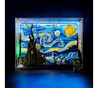 BRIKSMAX Kit d'éclairage LED pour LEGO-21333 Vincent van Gogh - La nuit étoilée - Compatible avec le modèle Lego Ideas - Jeu Lego non inclus (version télécommandée)