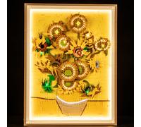 BRIKSMAX Kit d'éclairage LED pour LEGO Art Vincent van Gogh : Les tournesols - Compatible avec les blocs de construction LEGO 31215