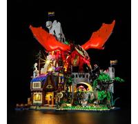BRIKSMAX Kit d'éclairage LED pour LEGO Disney Dungeons & Dragons : l’histoire du dragon rouge, compatible avec modèle de blocs prédéfinis Lego 21348, ensemble Lego non fourni