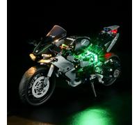 BRIKSMAX Kit d'éclairage LED pour moto Lego-42170 Kawasaki Ninja H2R - Compatible avec kit de construction Lego Technic - Ensemble Lego non inclus