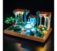 BRIKSMAX Kit d'éclairage pour fontaine Lego-10359 - Kit de construction de jardin créatif à faire soi-même - Accessoires d'éclairage LED - Kit de modèle décoratif (kit Lego non inclus)