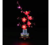 Briksmax Kit d'éclairage pour Lego Plum Blossom - Éclairage LED compatible avec les icônes Lego 10369