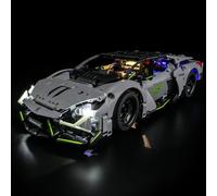 BRIKSMAX Lumière pour voiture de sport Lego Lamborghini Revuelto 42214 - Compatible avec le modèle de briques Technic - Sans kit Lego