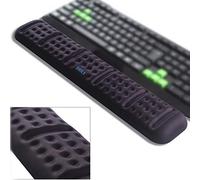 BRILA Repose-poignet ergonomique amélioré pour clavier, confortable et doux en mousse à mémoire de forme rembourré en gel antidérapant, grand coussin de poignet pour clavier de bureau