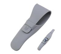 brileze Étui de protection en silicone pour rasoir Gillette Razor Parker Razor Merkur Rasoir Gris
