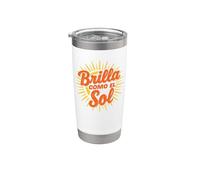 Brilla Como El Sol Milargo Musical Gobelet isotherme en acier inoxydable double paroi