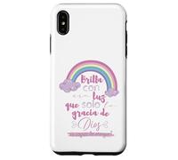 Brilla con esa luz que solo la gracia de Dios es capaz Coque pour iPhone XS Max