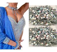 BrillaBenny Cristaux strass aurore boréale AB Crystal DmC qualité thermoadhésive Hotfix paillettes pour patinage danse robe SS16 / 4MM Aurora Boreale - Ab Crystal - Borealis