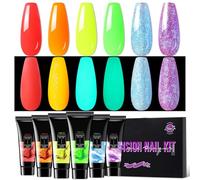 Brillance dans le gel à ongles foncé, lampe UV Girls Fingernail Extension Luminous Top Gel - Texture lisse fournitures de manucure, brillez le vernis à ongles foncé pour voyager