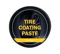 Brillance des pneus - Nettoyant durable pour pneus et restaurateur de brillance 100 g - Cire automobile durable pour l'entretien des pneus dans le garage